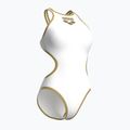 Купальник суцільний жіночий Arena One Biglogo One Piece white/gold 4