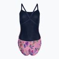 Купальник суцільний жіночий arena Rose Texture Swimsuit Xcross Back multi pink/navy 2