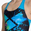 Дитячий злитий купальник арена Multi Pixels New Swim Pro Back чорний/бірюзовий 5