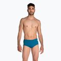 Чоловічі плавки Planet Swim з заниженою талією короткі сині плавки-космо / білі мульти-боксери 3