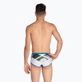 Чоловічі плавки Planet Swim з заниженою талією короткі сині плавки-космо / білі мульти-боксери 4