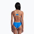Купальник суцільний жіночий arena One Biglogo One Piece blue river/fluo orange 3