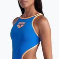 Купальник суцільний жіночий arena One Biglogo One Piece blue river/fluo orange 4