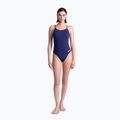 Купальник суцільний жіночий arena Lace Back Solid navy/white 6