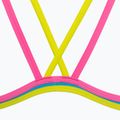 Купальник суцільний жіночий arena One Double Cross Back One Piece turquoise/fluo pink/soft green 5