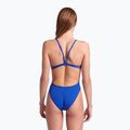 Купальник суцільний жіночий arena Lace Back Solid royal/white 7