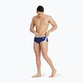 Чоловічі плавки Icons Swim з низькою талією короткі суцільні темно-сині/білі плавки 5
