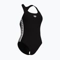 Купальник суцільний жіночий arena Icons Racer Back Solid black / white 4