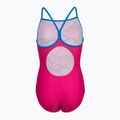 Купальник суцільний дитячий arena Daly Light Drop Back freak rose/blue china 3