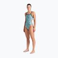 Купальник суцільний жіночий arena Escape Challenge Back black/water blue multi 2