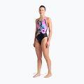 Купальник суцільний жіночий arena Imaginary Swim Pro Back black/shocking pink/multi 6