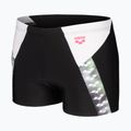 Боксерки для плавання чоловічі arena Stripe Swim Short black/white/multi 3