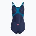 Купальник суцільний жіночий arena Foggy Dots Swim Pro Back navy / blue cosmo 2