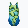 Купальник суцільний дитячий arena Star Shaped Swim Tech л blue river/soft green/multi