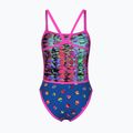 Купальник суцільний жіночий arena Reversible Swimsuit Challenge Back royal multi/shocking pink 3