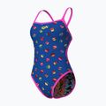 Купальник суцільний жіночий arena Reversible Swimsuit Challenge Back royal multi/shocking pink 5