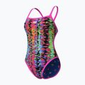 Купальник суцільний жіночий arena Reversible Swimsuit Challenge Back royal multi/shocking pink 7