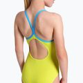Купальник суцільний дитячий arena Star Graphic Lightdrop Back soft green / turquoise 5