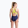 Купальник суцільний дитячий arena Light Tricks Swim Pro Back navy/soft green/multi 7