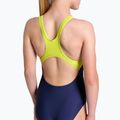 Купальник суцільний дитячий arena Light Tricks Swim Pro Back navy/soft green/multi 9