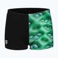 Боксерки для плавання дитячі arena Foam Swim Short black/soft green multi