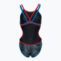 Купальник суцільний жіночий arena  One Fireflow Double Cross blue river/red/black multi 2