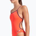 Купальник суцільний жіночий arena Lace Back Solid bright coral/plum 4