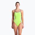 Купальник суцільний жіночий arena Lace Back Solid artic lime/future dusk