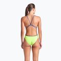 Купальник суцільний жіночий arena Lace Back Solid artic lime/future dusk 3