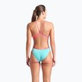 Купальник суцільний жіночий arena Lace Back Solid water/shocking pink 3