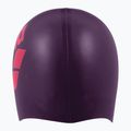 Шапочка для плавання arena Big Logo plum/bright coral 4