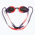 Окуляри для плавання arena Tracks Mirror copper/plum/bright coral 3