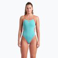 Купальник суцільний жіночий arena Solid Rev Challenge Back water/plum/bright coral 6