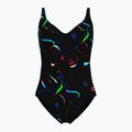 Купальник суцільний жіночий arena Abyss U Back multi black/black