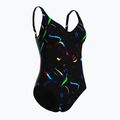 Купальник суцільний жіночий arena Abyss U Back multi black/black 3