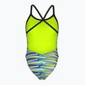 Купальник суцільний жіночий arena Racing Stripe Xcriss Cross black multi/black 2