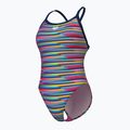 Купальник суцільний жіночий arena Racing Stripe Xcriss Cross navy multi/navy 4