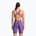 Купальник суцільний жіночий arena Powerskin ST Next LE Open Back leopard skin violet 3
