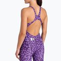 Купальник суцільний жіночий arena Powerskin ST Next LE Open Back leopard skin violet 5
