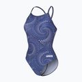 Купальник суцільний жіночий arena Fireflow Lightdrop Back navy/team navy 3