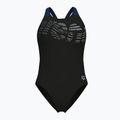 Купальник суцільний жіночі arena Flowing V Back black/navy