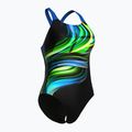 Купальник суцільний жіночі arena Bloom Swim Pro Back Lb multi black/black/blue china 3
