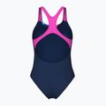 Купальник суцільний жіночі arena Bloom Swim Pro Back Lb multi navy/navy/shocking pink 2