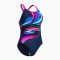Купальник суцільний жіночі arena Bloom Swim Pro Back Lb multi navy/navy/shocking pink 3