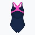 Купальник суцільний жіночі arena Logo Swim Pro navy/shocking pink 2