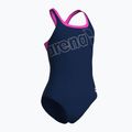 Купальник суцільний жіночі arena Logo Swim Pro navy/shocking pink 3