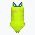 Купальник суцільний жіночі arena Logo Swim Pro artic lime/blue china