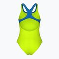 Купальник суцільний жіночі arena Logo Swim Pro artic lime/blue china 2