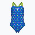 Купальник суцільний дитячий arena Multiple Dot Swim Pro Back multi blue/artic lime
