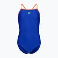 Купальник суцільний дитячий arena Light Drop Solid neon blue/team orange/team orange